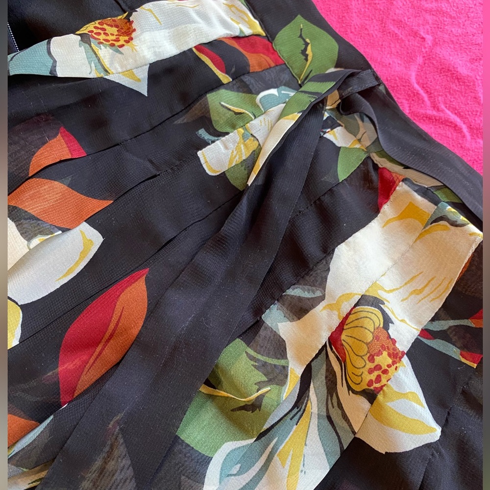 ModCloth flowery maxi skirt